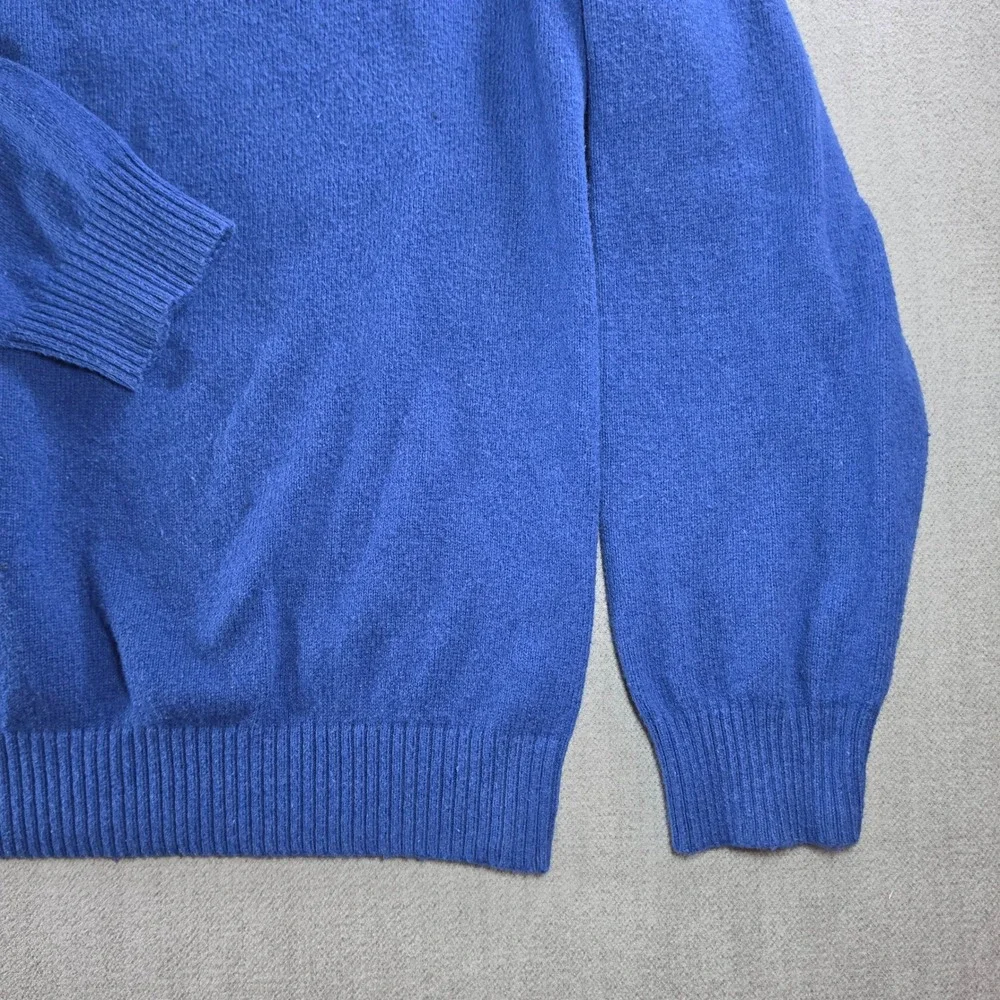 Gap Sweater Mens XXL Blue Crewneck Knit Long Sleeve Ribbed Trim
